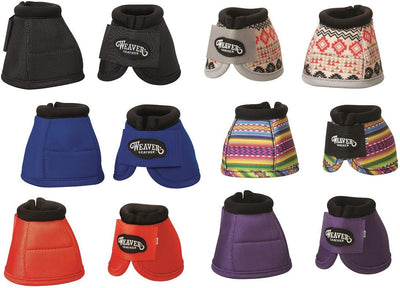 Weaver Leather Horse Equine Ballistic 2520D Nylon No - Turn Overreach Bell Boots - Hooves and Paws