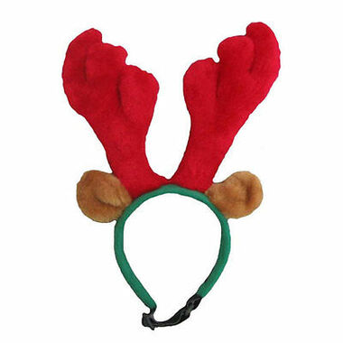Outward Hound Dog Pet Plush Holiday Christmas Small Brown Dog Antlers