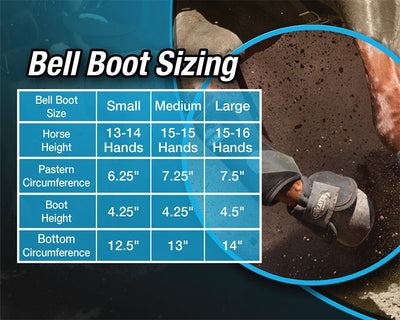 Weaver Leather Horse Equine Ballistic 2520D Nylon No - Turn Overreach Bell Boots - Hooves and Paws